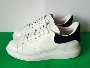 Alexander McQueen White Leather Men`s Sneakers Size 42