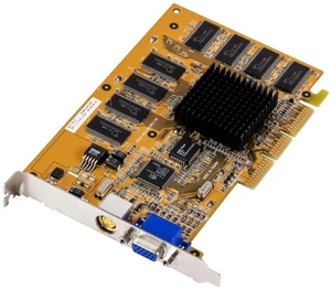Graphic Card PixelView Nvidia GEFORCE2 MX400 64MB MVGA-NVG11AL AGP - Picture 1 of 2