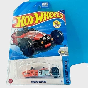 HOT WHEELS 2025 MORGAN SUPER 3 SALMON 15/250  2216 - Picture 1 of 3