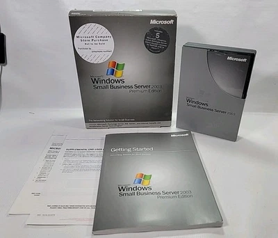 Microsoft Windows Small Business Server 2003 Premium Edition w/ Product Keys - Image 1 of 4