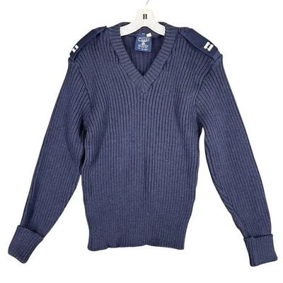 Vintage Citadel Sweater Mens L 46 Ribbed Wool Military College Cadet Uniform - Image 1 of 4