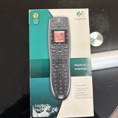 Logitech Harmony 700  Remote Control Infrared All-in-One Universal With USB - Image 1 of 3