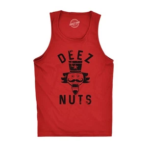 Camiseta sin mangas para hombre Deez Nuts Fitness Tank divertida Navidad Cascanueces Sarcástico gráfico - Imagen 1 de 6