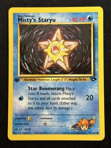 Misty's Staryu 1st Edition Gym Challenge 092/132 LP-NM Pokemon Card - Picture 1 of 2