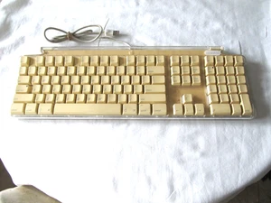 Vintage & Genuine Apple Macintosh Pro Keyboard 109-keys (USB) White M7803 - Picture 1 of 2