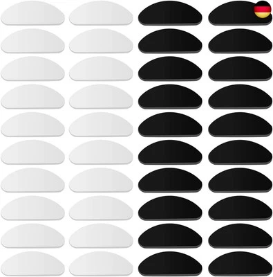 20 Paare Nasenpads für Brillen Selbstklebend Rutschfeste Brille Nasenpads,  - Bild 1 von 4