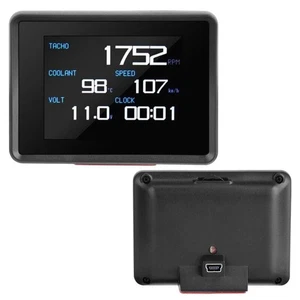 Car OBD Multi Function Digital Speed Voltage Temperature Gauge Display - Picture 1 of 12