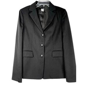 J. Crew Wollblazer mit drei Knöpfen in Schwarz, Größe 8, gebraucht, in einwandfreiem Zustand - Bild 1 von 8