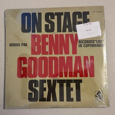 SEALED!!! Benny Goodman Sextet "On Stage" Vinyl LP Phase 4 SPB 44182/83 Jazz - Image 1 of 4