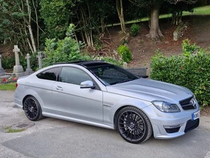 2014 MERCEDES-BENZ C63 AMG EDITION 125 457 BHP 2 DOOR COUPE SILVER - Picture 1 of 19