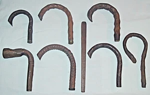 8 19. Jh. HOLZ HOLZ Gehstock Stockgriffe *gebogenes Bruyèreholz++ *braucht TLC - Bild 1 von 22