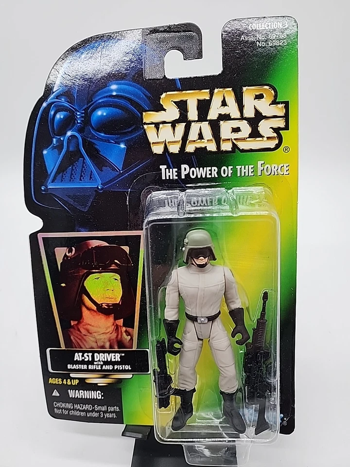 Figura de acción Star Wars Power Of The Force AT-ST Driver 3,75" 1996 Hasbro *LEER* Foto 1 de 4