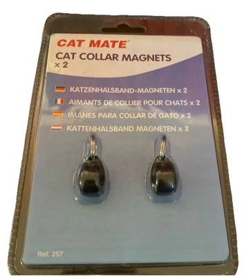 CAT MATE Imán Collar Gato x2 Imán Para Gato Solapa Electromagnético Ref 257 Foto 1 de 3