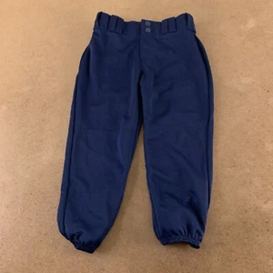 Alleson Athletic Girls Size Medium Navy Belt Loop Fast-Pitch Pants 605PBWY New - Picture 1 of 3