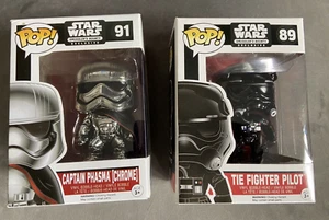 Funko Pop Star Wars Smuggler's Bounty - Captain Phasma & Tie Fighter Pilot Chase - Picture 1 of 6