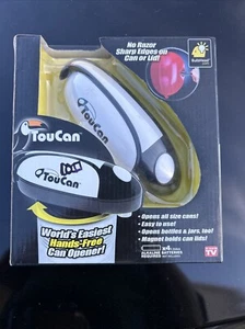 TouCan Can Opener Battery Operated  One Touch Smooth Edges Hands-free - Picture 1 of 2