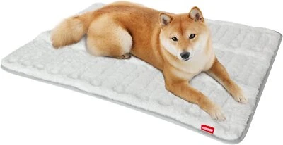 Dog Bed Crate Mat Soft Plush Dog Bed Pad Dog Sleeping Mat Anti Slip 36"X23" - Image 1 of 4