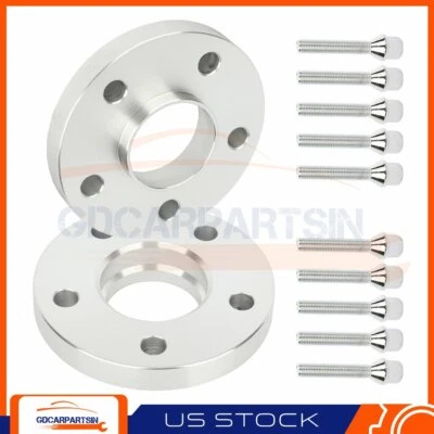 (2) 20mm Hubcentric 5x112 Wheel Spacers 12x1.5 For Mercedes-Benz C320 C280 C230 - Image 1 of 4
