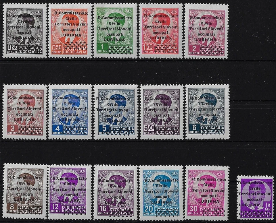 1941 Occupazioni Lubiana soprastampati R commissariato Civile MNH** - Imagen 1 de 1