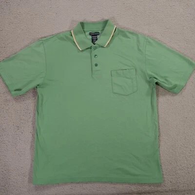 Camisa polo vintage Knightsbridge para hombre M verde algodón golf logotipo Foto 1 de 4
