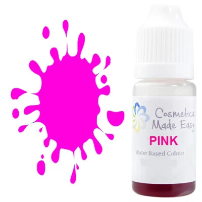 PINK Cosmetic Liquid Colour - Water Based Dye, Soap Making, Creams, Bath Bombs - Image 1 of 2