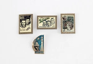 insignia Badges Icons Collection  Icons Soviet cosmonautics Astronauts USSR - Picture 1 of 11