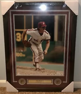 Tug McGraw Signed Philadelphia Phillies 16x20 Inscribed Photo Framed JSA COA - Picture 1 of 5