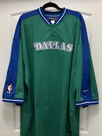 Adult Size 4XL Reebok Hardwood Classics Dallas Mavericks Jersey & Pants Set Cover
