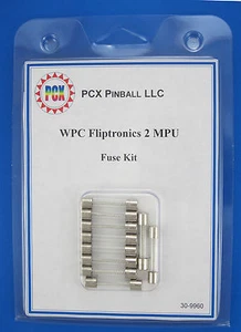 1992 Bally/Midway Black Rose Pinball Fuse Kit - WPC Fliptronics 2 (10 fuses) - Picture 1 of 2