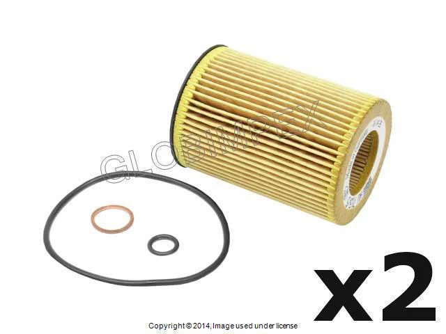 Kit Filtro Aceite BMW X5 E60 E63 E64 E65 E66 (2002-2008) (2 Kits) MANN Foto 1 de 1