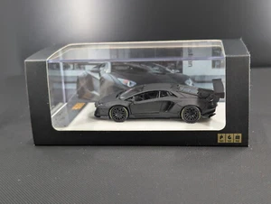 1:64 PGM Lamborghini Aventador LB Performance LP700-4 Matte Black #531/999 - Picture 1 of 15