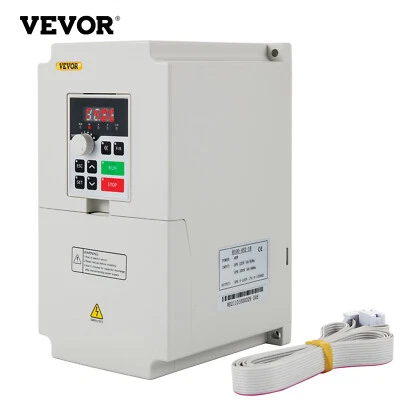 VEVOR Variador de Frecuencia 4 kW Convertidor de Frecuencia 1 o 3 Fases 5,5 HP - Imagen 1 de 4