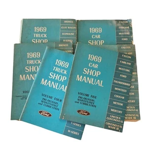 1969 Ford Car Shop Manual - 6 Volumes - Picture 1 of 5