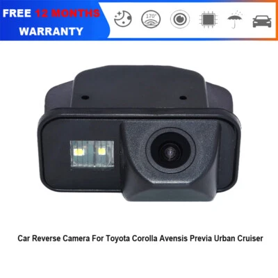 Cámara de marcha atrás HD para Toyota Corolla E12 E13 E14 E15/Urban Cruiser XP110 - Imagen 1 de 4