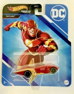 NEW 2022 Mattel HGY07 Hot Wheels DC Comics THE FLASH DieCast 1:64 Character Car - Picture 1 of 3