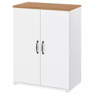 SKRUVBY Cabinet with Doors White Stylish & Functional Storage solution 70x90 cm - Picture 1 of 8