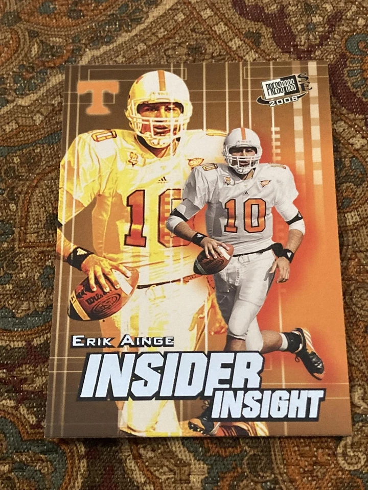2008 Press Pass SE #II-1 Erik Ainge Insider Insight - Image 1 of 2