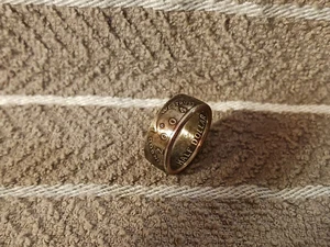2004 Kennedy Half Dollars size 11 coin ring handmade mixed metals - Picture 1 of 4