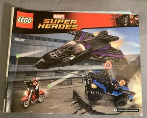Lego Marvel Super Heroes Black Panther Pursuit 76047 nur Anleitung - Bild 1 von 2