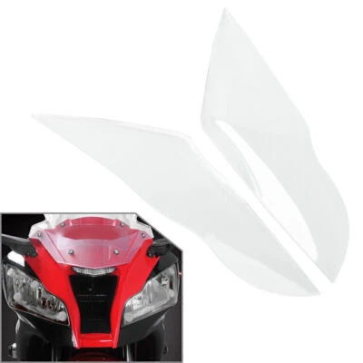 Headlight Guard Shield Screen Lens Cover Fit KAWASAKI ZX-10R 2011-15 Transparent - Image 1 of 4