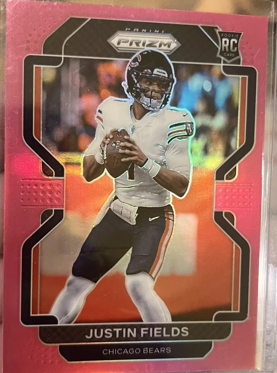 2021 Panini Prizm #334 Justin Fields Pink rookie prizm pink