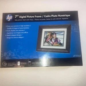HP 7" Digital Picture Frame Model df730a2 New take picture insert Enjoy - Picture 1 of 8