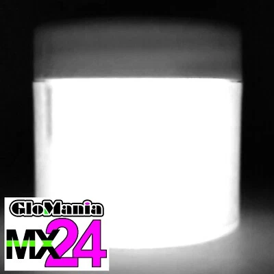 GLOMANIA White MX24 1oz Extreme Glow in the Dark Paint Strontium