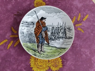 Assiette Parlante Terre de Fer B et Cie Creil Montereau Paris Assiégé Hamlet N°1 - Photo 1/4