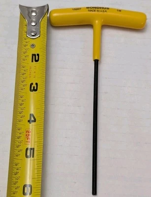 Bondhus 15207 1/8" Hex Tip T-Handle with ProGuard Finish - Image 1 of 4