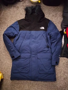 The North Face Mcmurdo 600 Fill Down Parka Boy's Size XXL 18/20 Blue - Picture 1 of 2