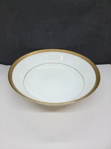 Mikasa Pembroke Gemüse Servierschüssel Bone China Goldrand 8,25" - Bild 1 von 6