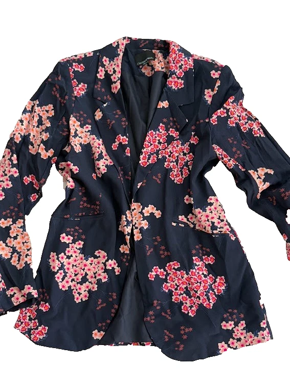 2 chaquetas blazer florales informales usar para trabajar talla M Los cielos son azules/Cynthia Rowley Foto 1 de 4