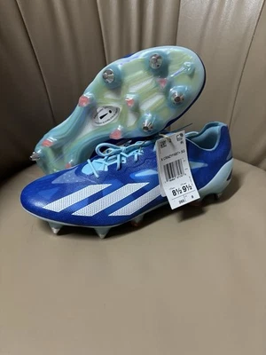 NOVO Pacote Adidas X Crazyfast+ SG Marinerush Masculino Tamanho 8.5 Azul Branco Vermelho IE4200 - Imagem 1 de 4