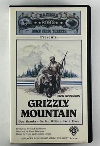 Grizzly Mountain VHS 1982 Family Adventure Western Movie Ranger Rob - Picture 1 of 4